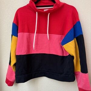 Urban Outfitters Multicolor Block Hoodie